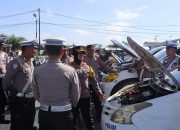Waka Polres Katingan Laksanakan Pengecekan Kendaran Dinas Sat Lantas Polres Katingan