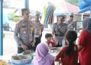 Kapolres Katingan Monitoring Pasar Ramadhan Bersama PJU Polres Katingan