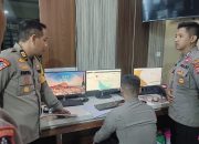 Kabag Ops Polres Katingan Cek Kesiapan Layanan Call Center 110