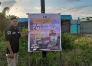 TIK Polres Katingan Memasang Spanduk Call Center 110 untuk Pelayanan Masyarakat