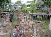 Kompak,Satgas TMMD 123 Kodim 1015/Sampit Bersama Warga.