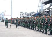 Kasdam XII/Tpr Pimpin Upacara Pemberangkatan Satgas Yonif 644/Wls Latihan Pratugas di Batujajar