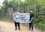 Upaya Pencegahan Penebangan Hutan secara Liar (Ilegal Logging), Bhabinkamtibmas sosialisasi kepada masyarakat