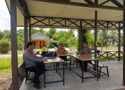 Perkuat Sinergitas,Kapolsek Rakupit Kunjungi Kantor Kelurahan Pagar.