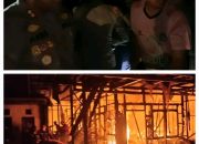 Polres seruyan Ikut Serta Dalam Pemadaman Api Musibah Kebakaran.