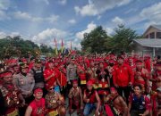 Ormas Adat Dayak TBBR Gelar Aksi Damai di Polres Katingan,Tuntut Hukum Kasus di Tumbang Jala.