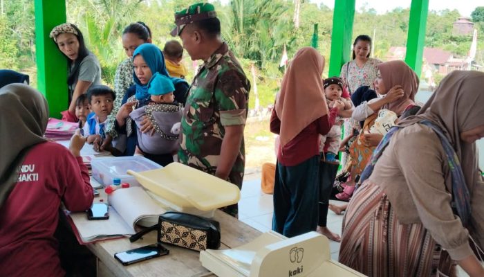 Satgas TMMD, Berikan Penyuluhan Pencegahan Stunting Kepada Warga