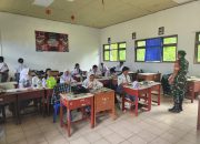 Guna Berpartisipasi Dalam Memajukan Generasi Muda, Babinsa Koramil 1019-03/Katingan Hilir Dampingi Pelaksanaan Makan Bergizi Gratis