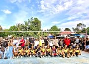 Ketua DPRD Kabupaten Murung Raya Bersama Bupati Murung Raya Hadiri Penutupan Turnamen Voli Ball Mura Hebat Camat Tanah Siang Cup 2025