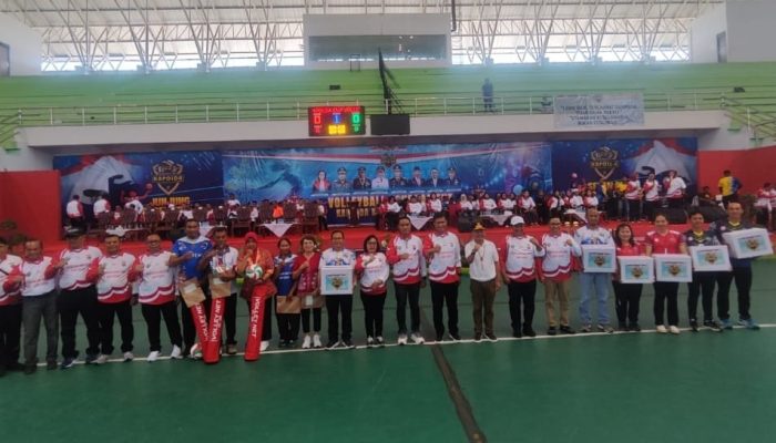 Turnamen Bola Voli Kapolda Kalteng Cup 2025 Resmi di Gelar, 26 Tim Siap Bertarung Sengit