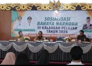 Bakesbangpol Gelar Sosialisasi Bahaya Narkoba, Fokus Pelajar Sebagai Generasi Emas 2030