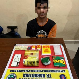 Satresnarkoba Polresta Palangka Raya Bekuk Pengedar Sabu Seberat 1 Kilogram di Barak Jalan Mendawai
