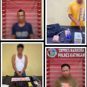 Ungkap Peredaran Gelap Narkoba, 4 TKP 4 Tersangka dan 88,17 Gr Sabu – Sabu Berhasil Diamankan