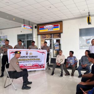 Gelar Jumat Curhat, Satpamobvit Polresta Palangka Raya Buka Dialog Kamtibmas bersama Masyarakat 