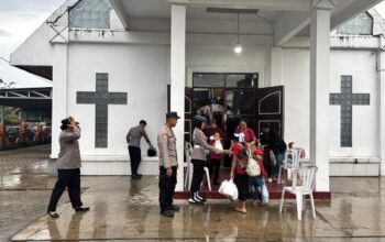 Personel Polres Seruyan Gelar Apel Siaga On Call,Lanjutkan Pengamanan Ibadah Natal.