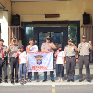 Kapolres Seruyan Bersama PJU Lepas Atlet Respek Ikuti Fun Run Kodam Xll