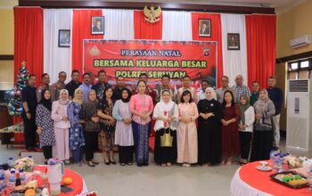 Perayaan Natal Polres Seruyan,Wadah Sinergi Forkopimda dan SOPD.