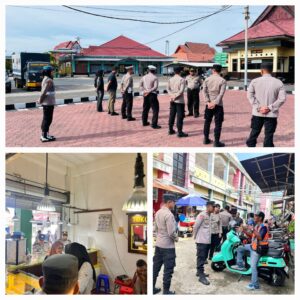Patroli Terencana Regu lV Polres Seruyan:Melindungi Pemerintah,Pasar,Hingga Perbankan.