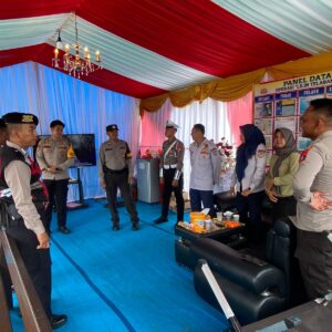 Pamapta ll Polres Seruyan,Laksanakan Monitoring Pos Terpadu dan Pos Pelayanan.