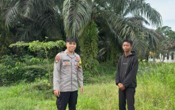 Bhabinkamtibmas Desa Suka Mulya Galakkan Sambang Warga, Ajak Masyarakat Jadi Mitra Kamtibmas