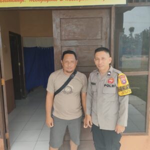 Bhabinkamtibmas Desa Sandul,Galakan Imbauan Kamtibmas dan Narkoba Melalui Giat Sambang Warga.