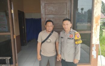 Bhabinkamtibmas Desa Sandul,Galakan Imbauan Kamtibmas dan Narkoba Melalui Giat Sambang Warga.