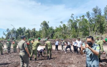 Tradisi Masuk Satuan dan Penanaman Pohon, Yonif TP 831/Penunjung Tarung Tegaskan Jiwa Korsa Prajurit Baru