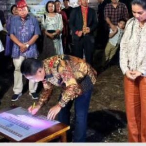 Bupati Murung Raya Resmikan Pastori Gereja Oikumene Bukit Likon di IKN