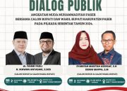 DIALOG PUBLIK CABUP CAWABUP PILKADA PASER DI PRAKARSAI ANGKATAN MUDA MUHAMMADIYAH