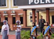 Kapolres Paser Memimpin Apel Besar Pelajar Pelopor Keselamatan Berlalu Lintas