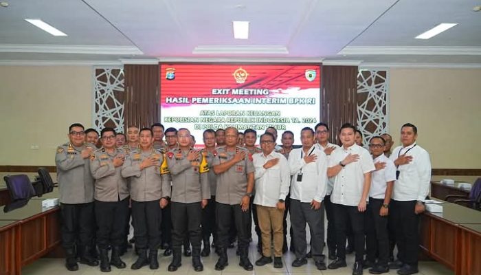 Exit Meeting Pemeriksaan Lapkeu Polri TA.2024, BPK RI Apresiasi Kinerja Polda Kaltim