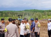 Kapolres Paser Cek Langsung Lokasi Penanaman Jagung Serentak Dukung Ketahanan Pangan Nasional
