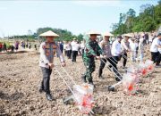 Dukung Program Asta Cita Presiden RI, Polda Kaltim Gelar Penanaman Jagung Kuartal III secara Serentak