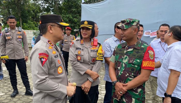 KAPOLDA LAMPUNG DAN FORKOPIMDA KAWAL PROSES PENCOBLOSAN DI PESAWARAN, TEGASKAN PENTINGNYA DEMOKRASI YANG AMAN