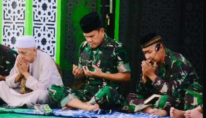 Peringati HUT Ke-79 Kodam II/Swj Tahun 2025 Korem 043/Gatam Gelar Do’a Bersama