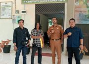 Dugaan Penyalahgunaan Izin Tambang PT ( NUP ) DPD JWI Pesawaran Koordinasi Ke Dinas Lingkungan Hidup ( DLH )