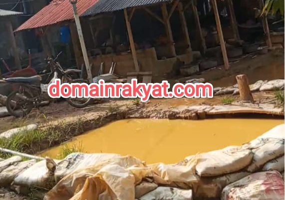 Diduga Pengelola Emas Ilegal Milik Wandi Warga Desa Bunut Sebrang Ancam Kesehatan Warga dan Cemari Lingkungan