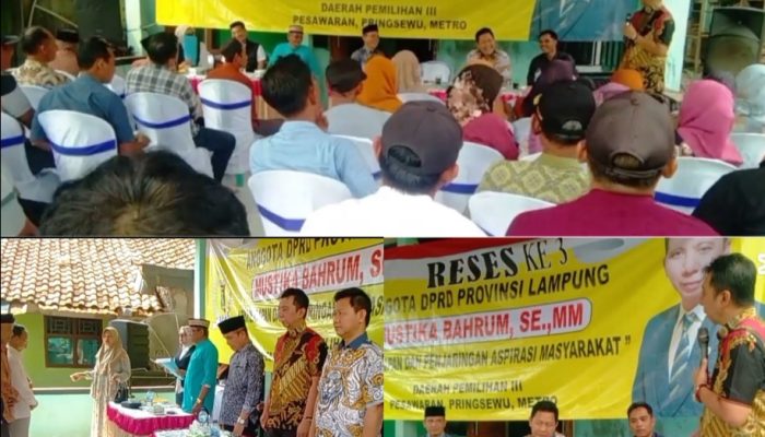 Reses DPRD Provinsi Lampung, Disambut Antusias Warga Padang Cermin, Sukses Serap Aspirasi Masyarakat