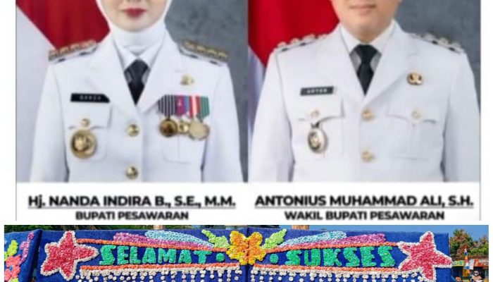 Ucapan Selamat LSM GMBI atas Pelantikan Bupati dan Wakil Bupati Terpilih Kabupaten Pesawaran, masa bakti tahun 2025-2030
