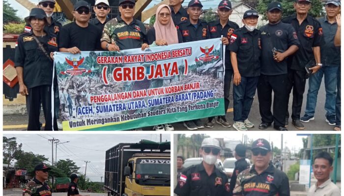 Ketua DPC GRIB Jaya Pesawaran Pimpin Langsung Kegiatan Galang Dana untuk Korban Bencana Aceh – Sumatra