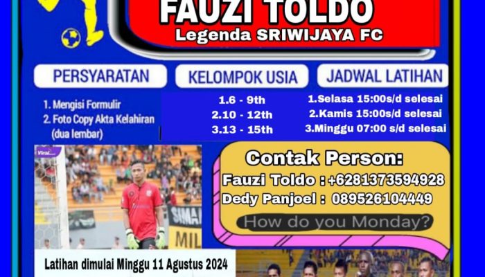 SSB Pelita Buana FC Kembali Dibuka: Latihan Dimulai 11 Agustus 2024