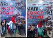 Gelar Aksi Donor Darah Bersama Selfi, Alfi Cawabup Turut Serta Mendonorkan Darah