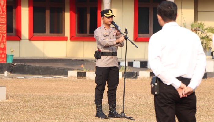 Bukti Nyata Kepedulian Wakapolres Banyuasin Selalu Mengingatkan Anggotanya Anti Narkoba