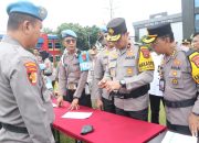 Wakapolda Sumsel Pimpin Langsung Pemeriksaan 2229 Pemegang Senpi Dinas