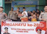Banyuasin- Alumni Akademi Kepolisian (Akpol) angkatan 1996 yang bertugas di Polda Sumsel menggelar bakti sosial di dua lokasi berbeda yakni Panti asuhan Ikhlas dan Panti Asuhan Kasih Bunda Palembang pada Senin, 23 Desember 2024.