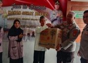 Jum’at Berkah, Polres Banyuasin Berikan Makanan Sehat Bergizi Kepada Santri Rumah Tahfiz Yayasan Jumhuriyah
