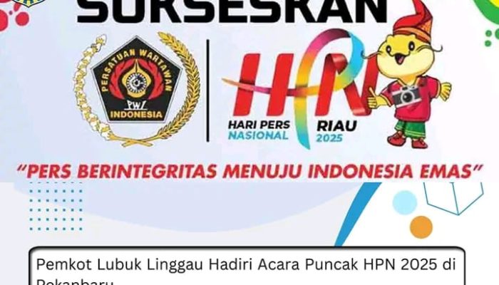Pemkot Lubuk Linggau Hadiri Acara Puncak HPN 2025 di Pekanbaru