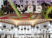 Bupati Musi Rawas Hj. Ratna Machmud menghadiri Peringatan Isra Mi’raj Nabi Muhammad SAW.