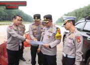Antisipasi Macet, Kapolda Sumsel Cek Kesiapan Jalan Tol Fungsional Banyuasin Untuk Pemudik.