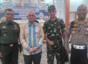 Danramil Tanjung Raja Rapat Koordinasi Lintas Sektoral Operasi Ketupat Musi-2025